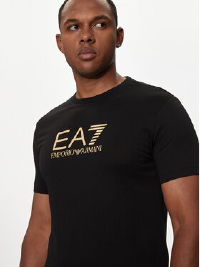 EA7 Emporio Armani T-Shirt 7M000007 AF10170 UC001 Czarny Regular Fit