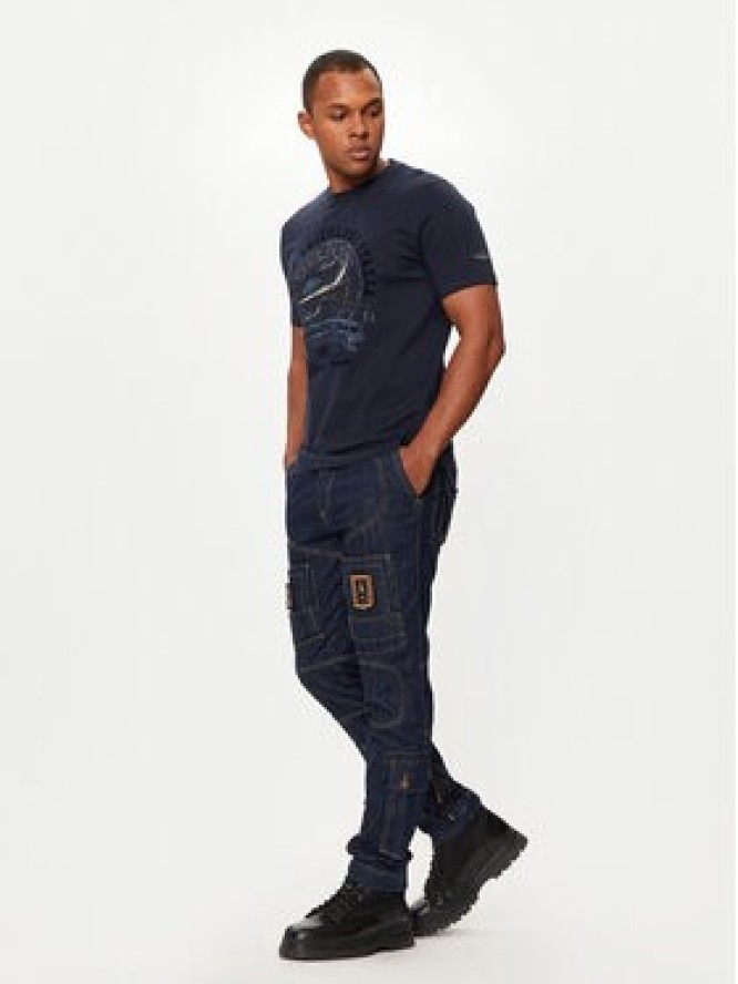 Aeronautica Militare Jeansy 242PA939CT3237 Granatowy Regular Fit