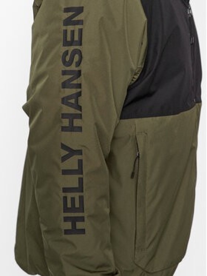 Helly Hansen Kurtka przeciwdeszczowa Ervik Ins 53983 Khaki Regular Fit