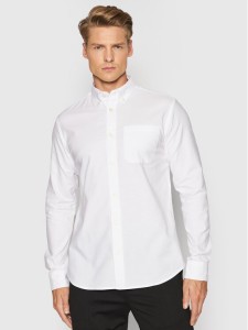 Selected Homme Koszula Rick 16077359 Biały Regular Fit