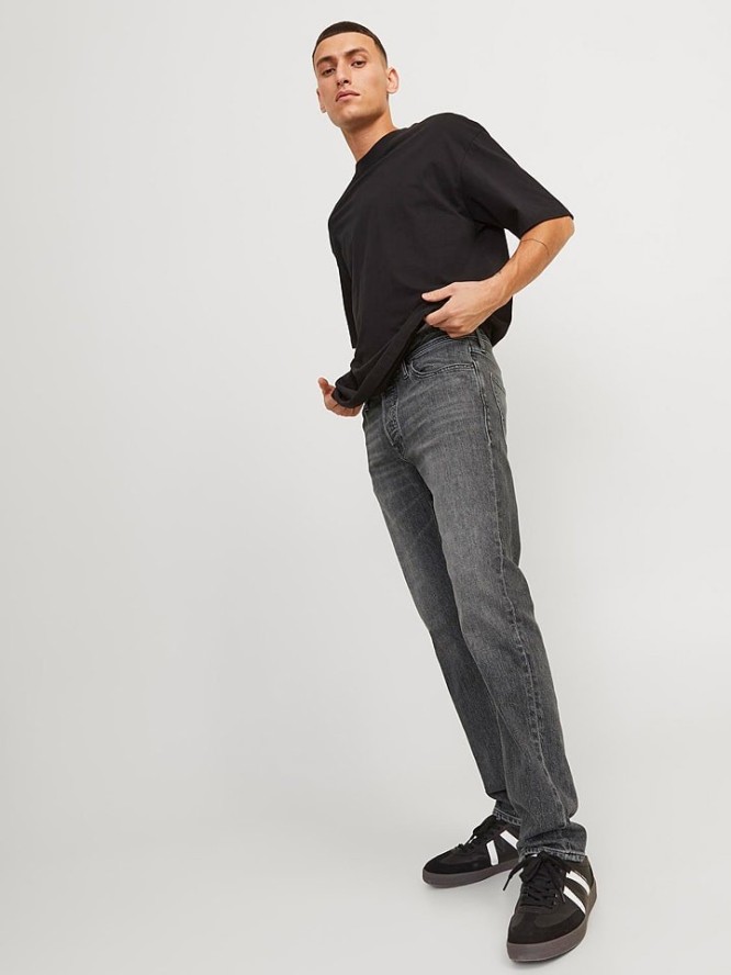 Jack & Jones Dżinsy - Slim fit - w kolorze antracytowym rozmiar: W36/L32