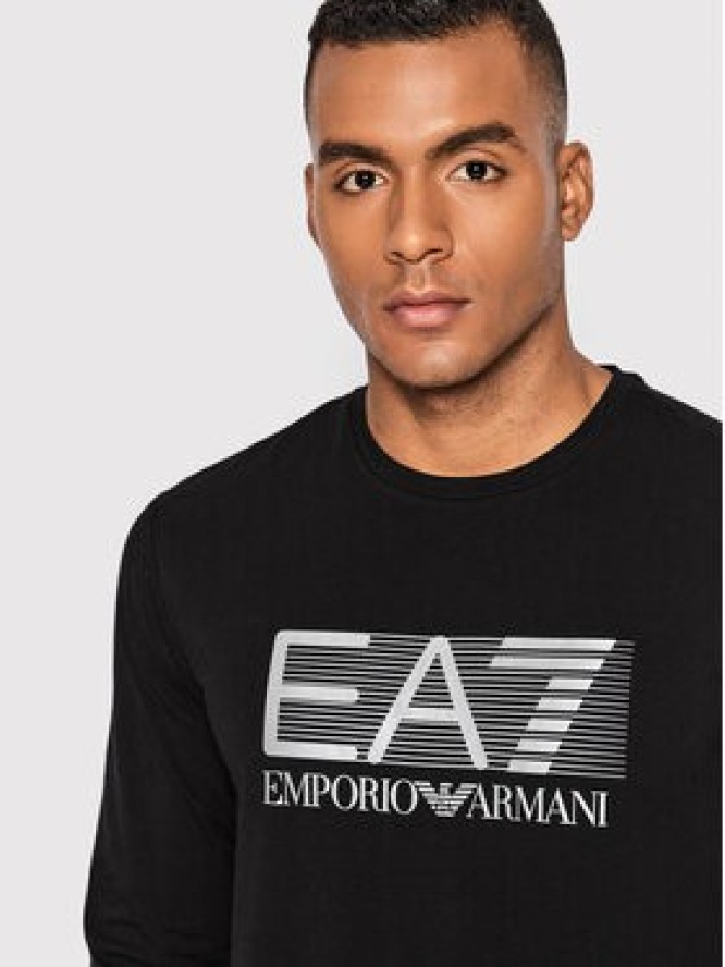 EA7 Emporio Armani Longsleeve 6LPT64 PJ03Z 0200 Czarny Regular Fit