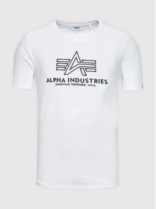 Alpha Industries T-Shirt Basic 118505 Biały Regular Fit