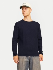 Jack&Jones Sweter Cooper 12258407 Granatowy Regular Fit