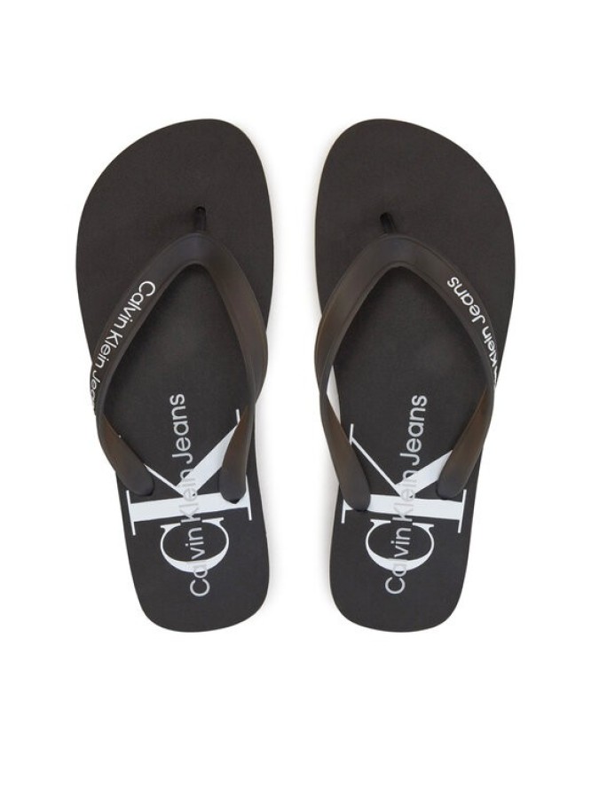 Calvin Klein Jeans Japonki Beach Sandal Monogram Tpu YM0YM00838 Czarny