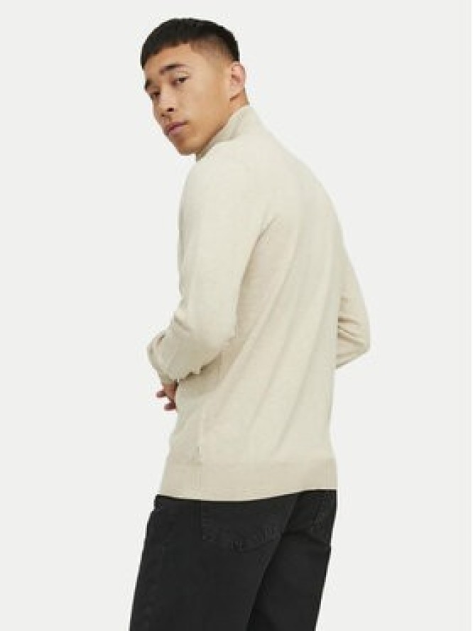 Jack&Jones Sweter Emil 12189339 Beżowy Regular Fit