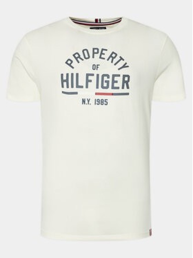 Tommy Hilfiger T-Shirt Graphic MW0MW32641 Biały Regular Fit