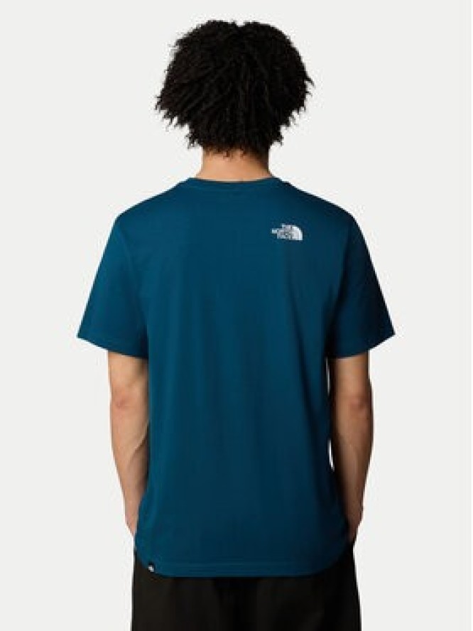 The North Face T-Shirt Simple Dome NF0A87NG Granatowy Regular Fit