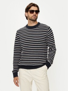 Jack&Jones Sweter Bronx 12264080 Granatowy Regular Fit