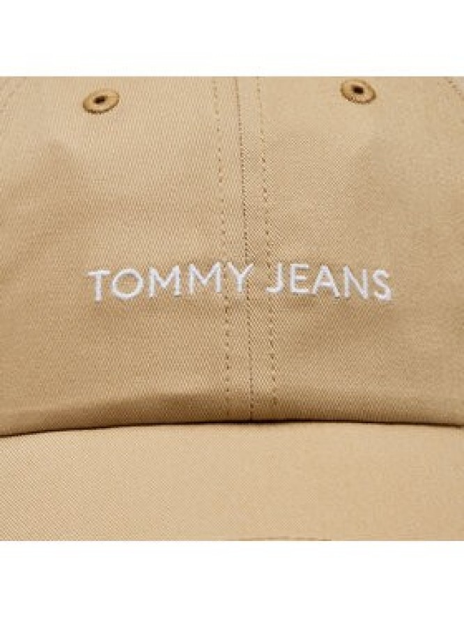 Tommy Jeans Czapka z daszkiem Tjm Linear Logo Cap AM0AM12024 Beżowy