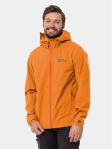 Jack Wolfskin Kurtka przeciwdeszczowa Elsberg 2.5L Jkt 1115881 Pomarańczowy Regular Fit