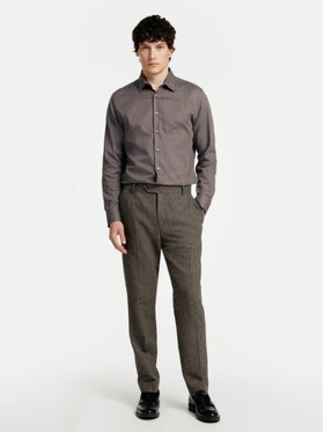 Selected Homme Koszula 16090212 Szary Slim Fit