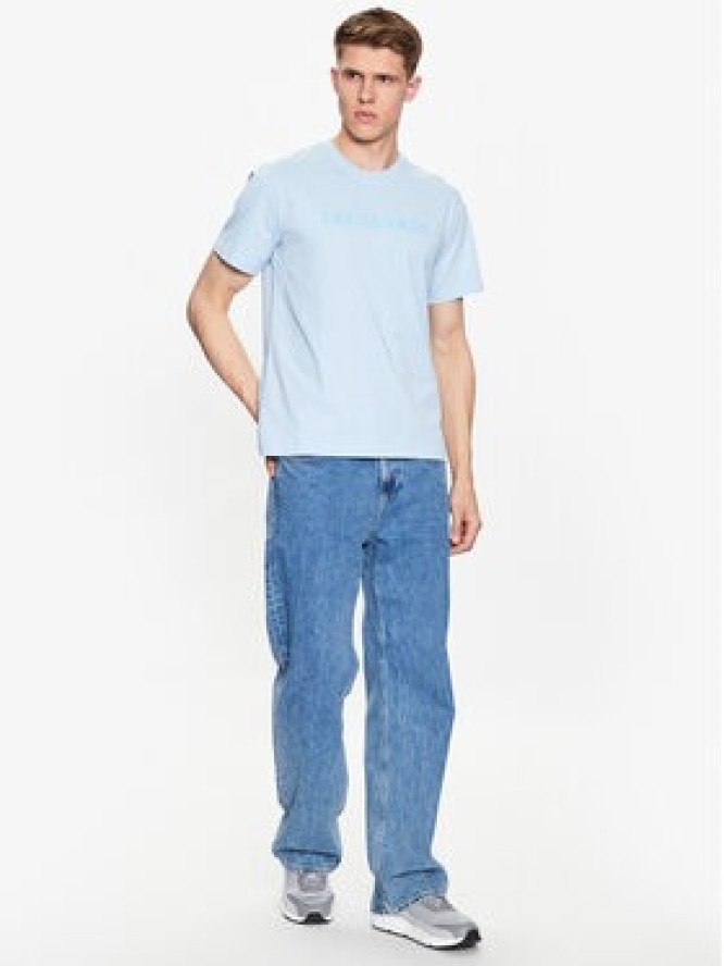 Trussardi T-Shirt 52T00724 Błękitny Regular Fit