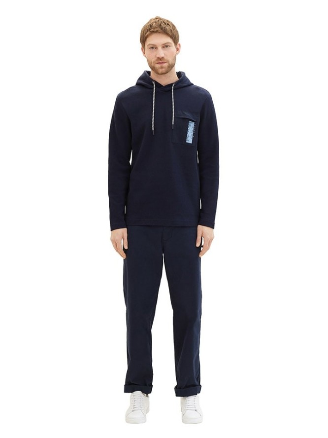 Tom Tailor Bluza w kolorze granatowym rozmiar: M