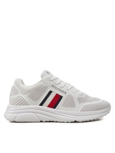 Tommy Hilfiger Sneakersy Modern Runner Knit Evo Ess FM0FM05245 Biały