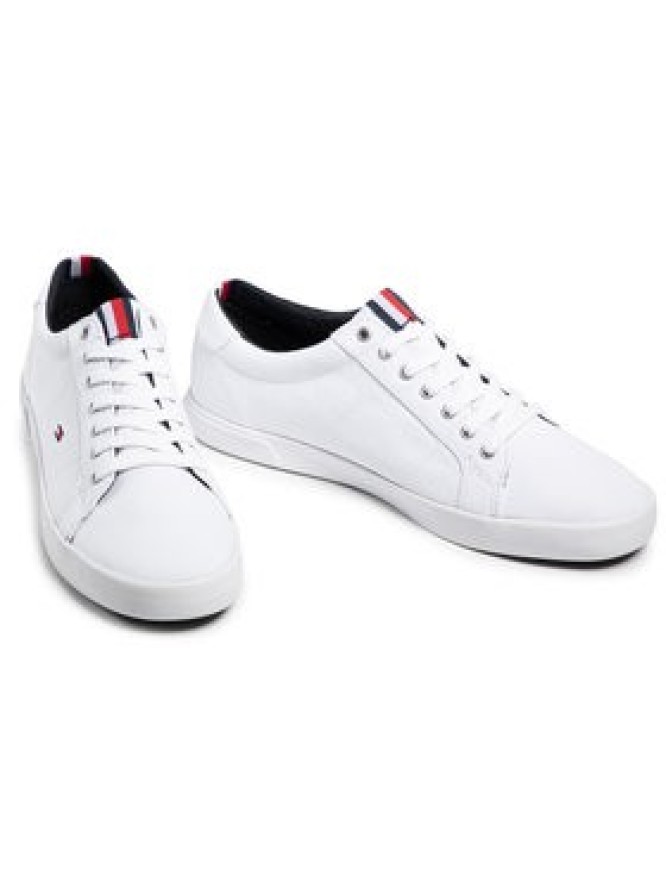 Tommy Hilfiger Sneakersy Iconic Long Lace Sneaker FM0FM01536 Biały