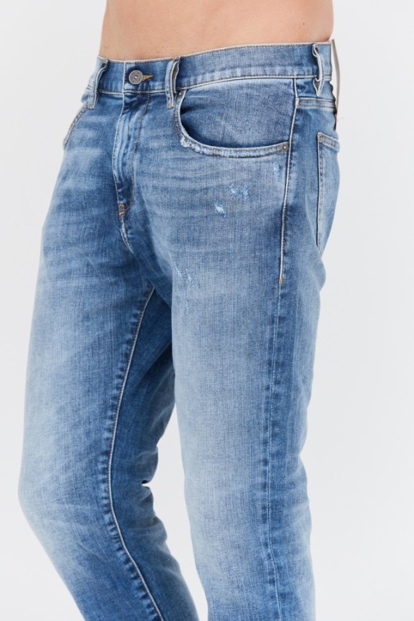 DIESEL Niebieski jeansy D-Struktslim jeans