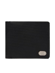 Calvin Klein Duży Portfel Męski Textured Bifold K50K511474 Czarny