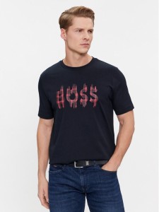 Boss T-Shirt Teeheavyboss 50510009 Granatowy Regular Fit