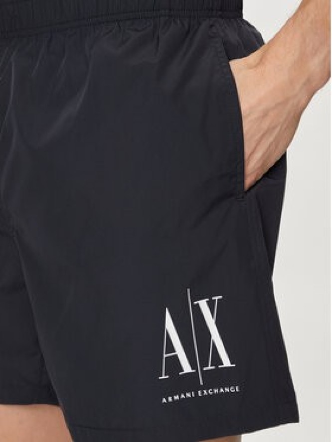 Armani Exchange Szorty plażowe 953034 CC623 00136 Granatowy Regular Fit