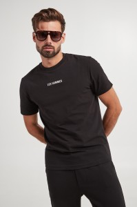 T-shirt męski z logo LES HOMMES