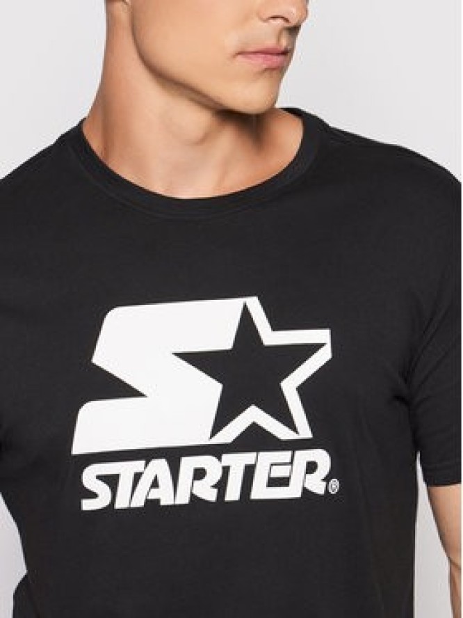 Starter T-Shirt SMG-008-BD Czarny Regular Fit