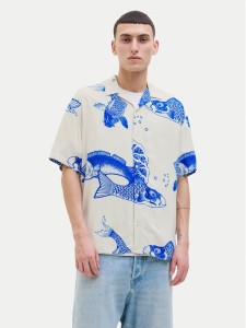 Jack&Jones Koszula Jeff 12268465 Niebieski Relaxed Fit
