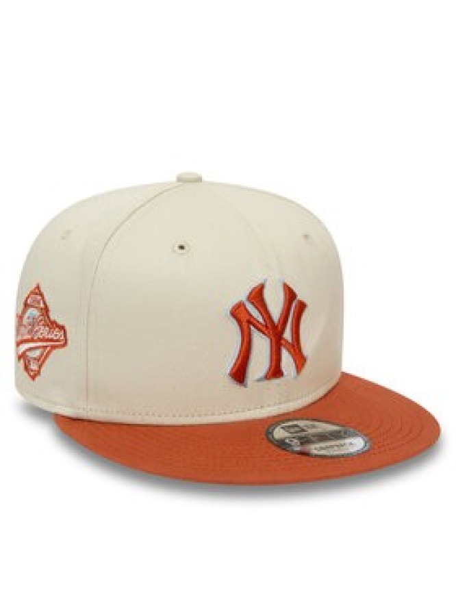 New Era Czapka z daszkiem Mlb Patch 950 Nyy 60503493 Beżowy