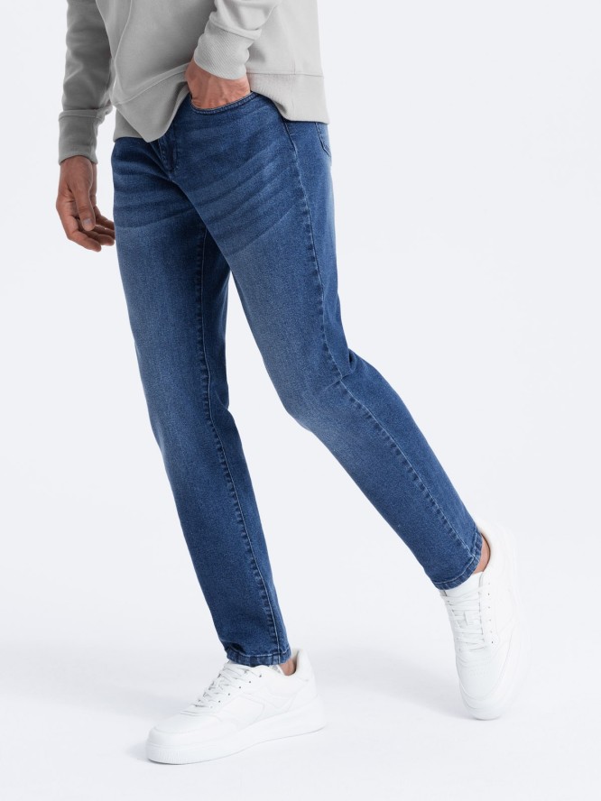 Spodnie męskie jeansowe SLIM FIT - niebieskie V3 OM-PADP-0110 - XXL