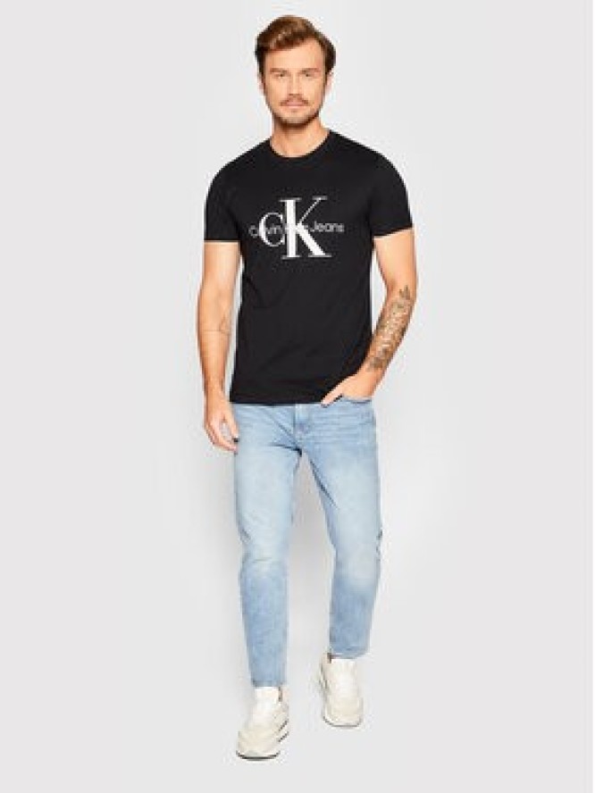 Calvin Klein Jeans T-Shirt J30J320935 Czarny Slim Fit