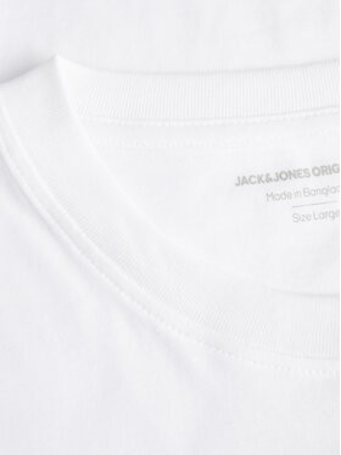 Jack&Jones T-Shirt Seven Skull 12262491 Biały Regular Fit