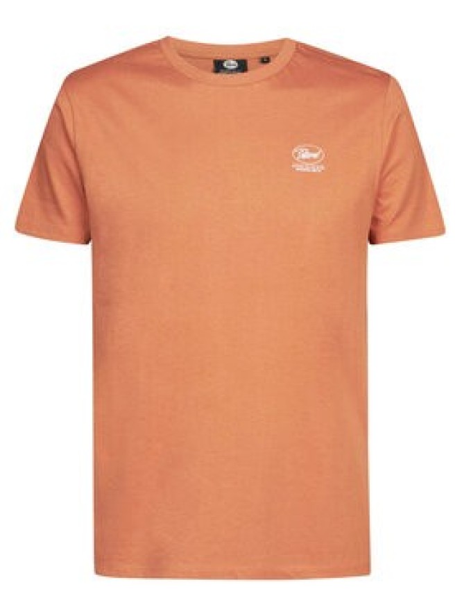 Petrol Industries T-Shirt M-1030-TSR609 Pomarańczowy Regular Fit