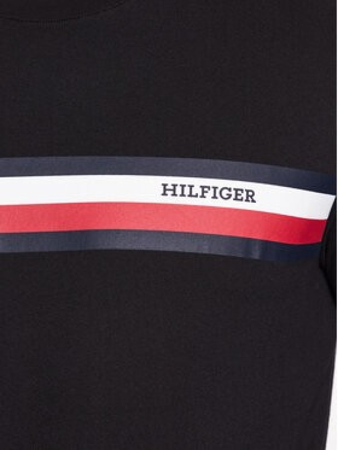 Tommy Hilfiger Longsleeve MW0MW32366 Czarny Slim Fit