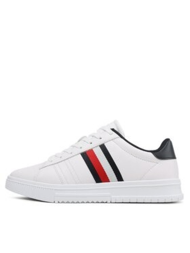 Tommy Hilfiger Sneakersy Supercup Leather FM0FM04706 Biały