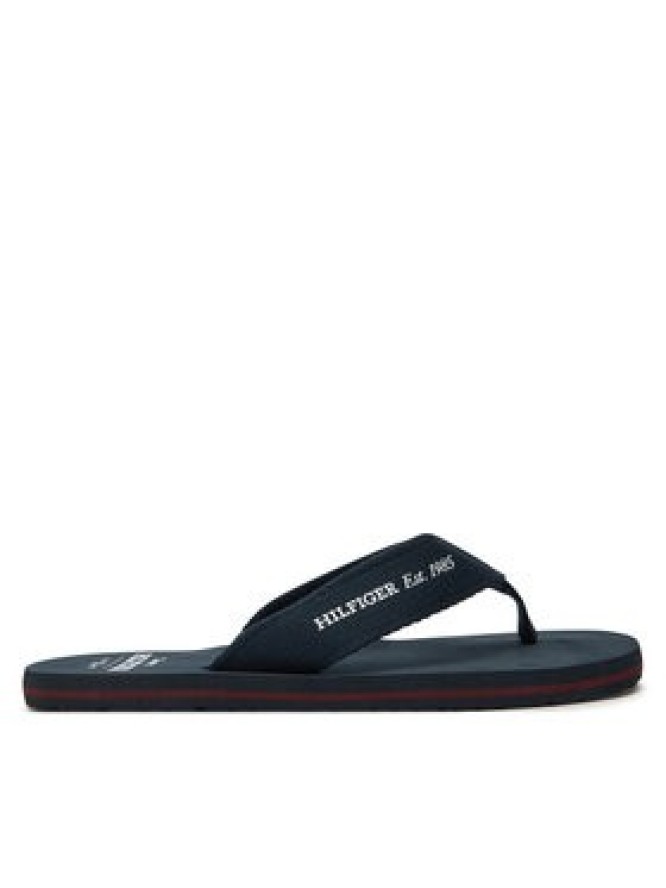 Tommy Hilfiger Japonki Hilfiger 85 Beach Sandal FM0FM05339 Granatowy