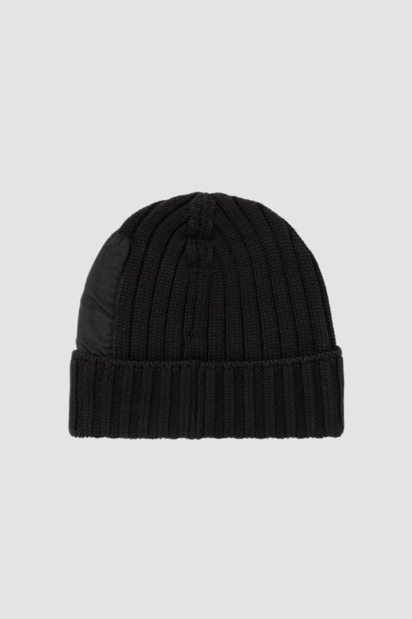 C.P. COMPANY Czarna czapka Knit Cap