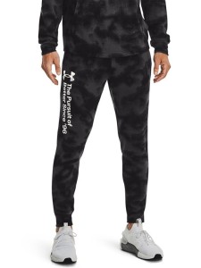 Under Armour Spodnie dresowe UA Rival Terry Novelty Jgr 1377593 Czarny Regular Fit