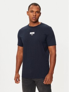 s.Oliver T-Shirt 2150054 Granatowy Regular Fit