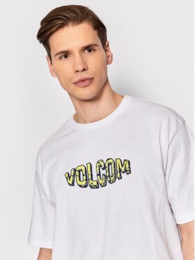 Volcom T-Shirt Crusher A4312205 Biały Loose Fit