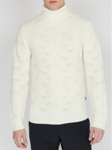 Matinique Sweter 30206853 Écru Regular Fit