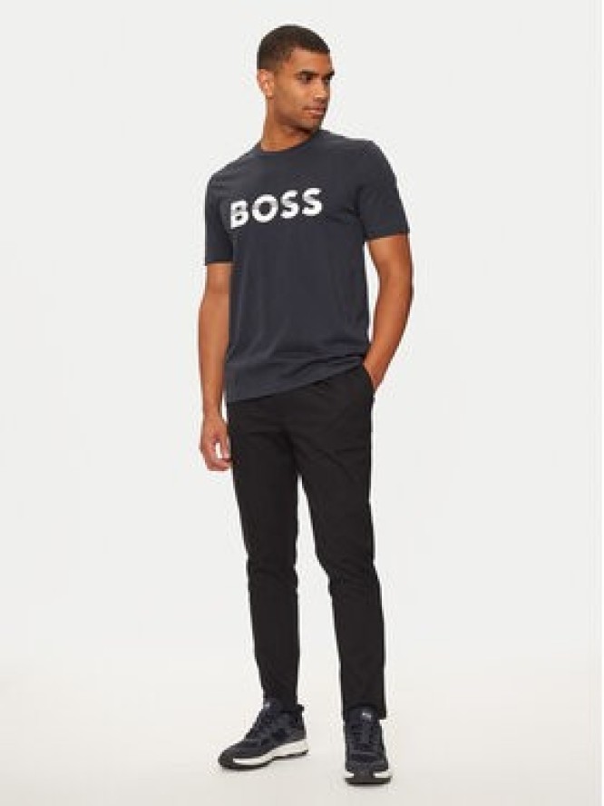 Boss T-Shirt 50525208 Granatowy Regular Fit