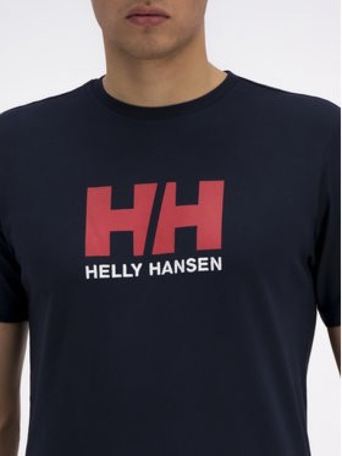 Helly Hansen T-Shirt Logo 33979 Granatowy Regular Fit