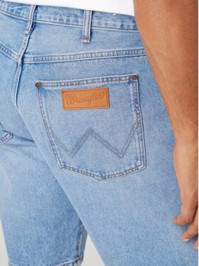 Wrangler Szorty jeansowe Frontier W16W73Z33 112331084 Niebieski Regular Fit