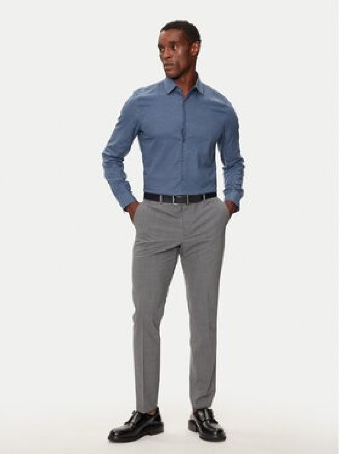 Calvin Klein Koszula K10K113523 Niebieski Slim Fit