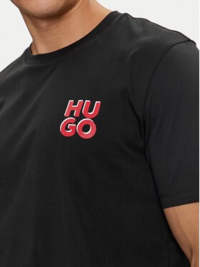 Hugo T-Shirt Dimoniti 50522434 Czarny Regular Fit