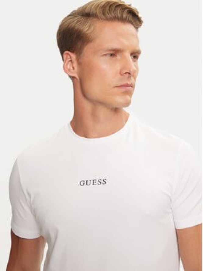 Guess T-Shirt U4BM11 K6YW1 Biały Regular Fit