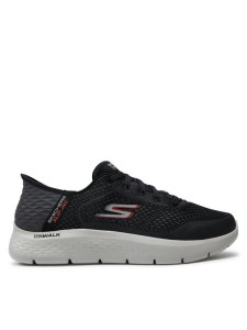 Skechers Sneakersy Go Walk Flex-New World 216505/BKOR Czarny