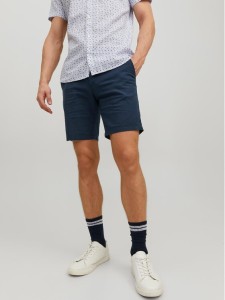 Jack&Jones Szorty materiałowe Dave 12229629 Granatowy Regular Fit