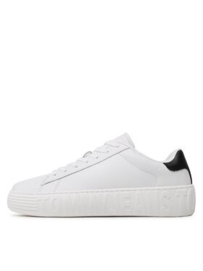 Tommy Jeans Sneakersy Leather Outsole EM0EM01159 Biały