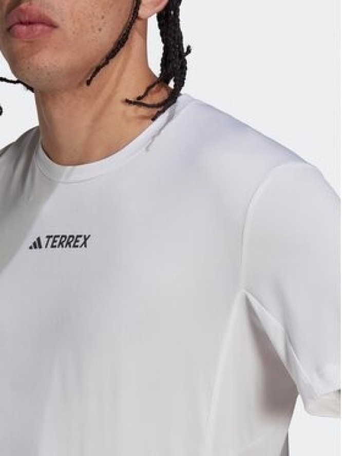 adidas T-Shirt Terrex Multi T-Shirt HM4047 Biały Regular Fit